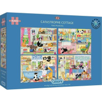 GIBSONS Puzzle Kočičí katastrofa 4x500 dílků