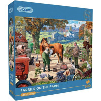 GIBSONS Puzzle Kovář na farmě 500 dílků