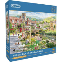 GIBSONS Puzzle Lidé u potoka 500 dílků