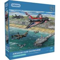 GIBSONS Puzzle Letecká show nad Eastbourne 1000 dílků