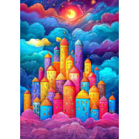 ENJOY Puzzle Pevnost v oblacích 1000 dílků