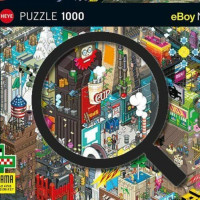 HEYE Puzzle Pixorama: Newyorské pátrání 1000 dílků