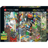 HEYE Puzzle Pixorama: Newyorské pátrání 1000 dílků
