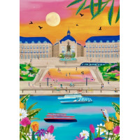 PIECES & PEACE Puzzle Place de la Bourse, Bordeaux 500 dílků