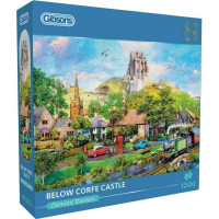 GIBSONS Puzzle Pod hradem Corfe 1000 dílků