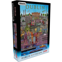 GIBSONS Puzzle Pohled na Dublin 500 dílků