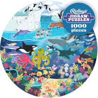RIDLEY'S GAMES Kulaté puzzle Pro milovníky oceánů 1000 dílků