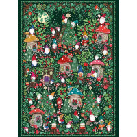 GIBSONS Puzzle The Art File: Vánoční vesnička 1000 dílků