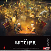 GOOD LOOT Puzzle The Witcher: Playing Gwent 1000 dílků