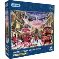 GIBSONS Puzzle Vánoční Regent Street 1000 dílků