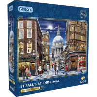 GIBSONS Puzzle Katedrála svatého Pavla o Vánocích 1000 dílků