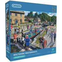 GIBSONS Puzzle Vodní toky ve Wiltshire 1000 dílků