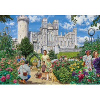 GIBSONS Puzzle Výlet s rodinou 4x500 dílků