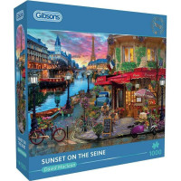 GIBSONS Puzzle Západ slunce nad Seinou 1000 dílků