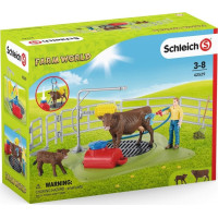 SCHLEICH Farm World® 42529 Mycí koutek pro dobytek