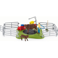 SCHLEICH Farm World® 42529 Mycí koutek pro dobytek