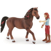 SCHLEICH Horse Club® 42539 Zrzka Hannah s pohyblivými klouby na koni