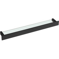 Sapho PATRON skleněná police 78cm, černá PX785B