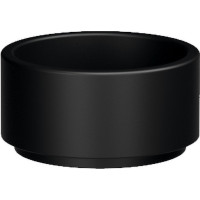 Kerasan OKE keramické umyvadlo na desku, Ø 30cm, černá mat 554031