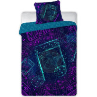 Bavlněné svítící povlečení YOUNG Music - 140x200 cm + 70x80 cm