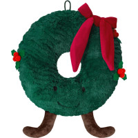 Tvarovaný polštář VÁNOČNÍ VĚNEC - 35 cm