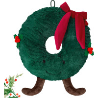 Tvarovaný polštář VÁNOČNÍ VĚNEC - 35 cm