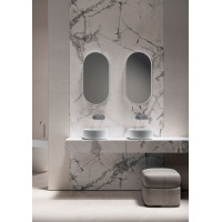 Kerasan OKE keramické umyvadlo na desku, Ø 30cm, bílá 554001