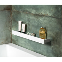 Sapho PATRON skleněná police 58cm, bílá PX582W