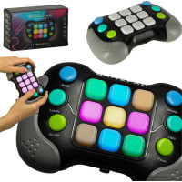 Elektronická arkádová antistresová světelná konzole - černá