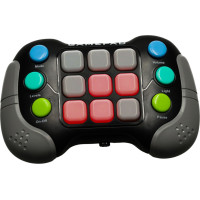 Elektronická arkádová antistresová světelná konzole - černá