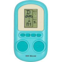 Přenosná elektronická arkádová herní konzole - modrá