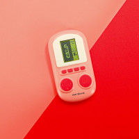 Přenosná elektronická arkádová herní konzole - růžová