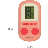 Přenosná elektronická arkádová herní konzole - růžová