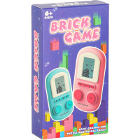 Přenosná elektronická arkádová herní konzole - růžová