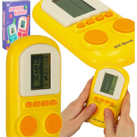 Přenosná elektronická arkádová herní konzole - žlutá