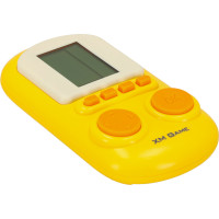 Přenosná elektronická arkádová herní konzole - žlutá