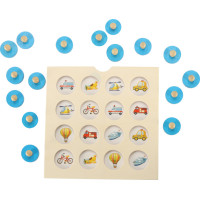 Montessori hra pexeso - 4 karty