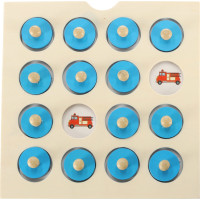 Montessori hra pexeso - 4 karty