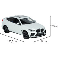 RC auto 1:14 BMW X6 M bílé