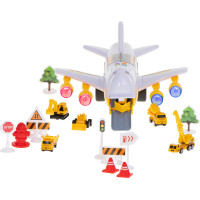 Letadlo Transportér + 6 stavebních vozidel