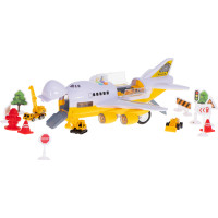 Letadlo Transportér + 6 stavebních vozidel