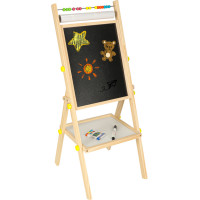 Oboustranná magnetická tabule s doplňky - 38x37x90 cm