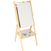 Oboustranná magnetická tabule s doplňky - 38x37x90 cm