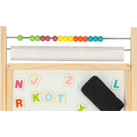 Oboustranná magnetická tabule s doplňky - 38x37x90 cm