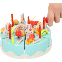 Narozeninový dort a sladkosti 75 prvků - modrá