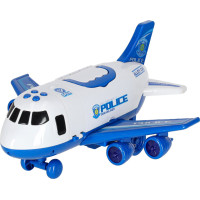 Transportní letadlo + 3 policejní vozidla