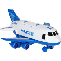 Transportní letadlo + 3 policejní vozidla