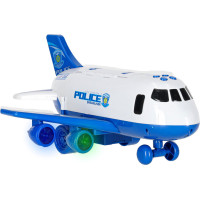 Transportní letadlo + 3 policejní vozidla