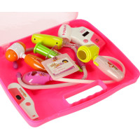 Doktorská sada v kufříku DOCTOR - světle růžová