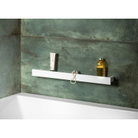 Sapho PATRON skleněná police 78cm, bílá PX785W